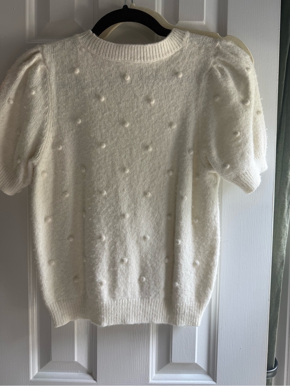 Anthropology - Pom-Pom Short Sleeve Knit Sweater - Picture 4 of 4